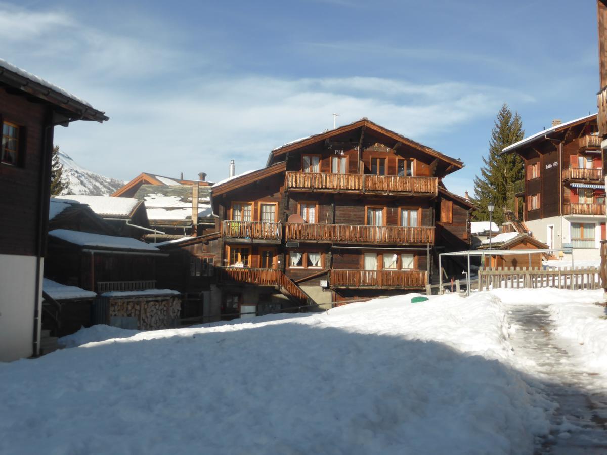 Apartmán Haus Silberblick Anrig Grächen Exteriér fotografie
